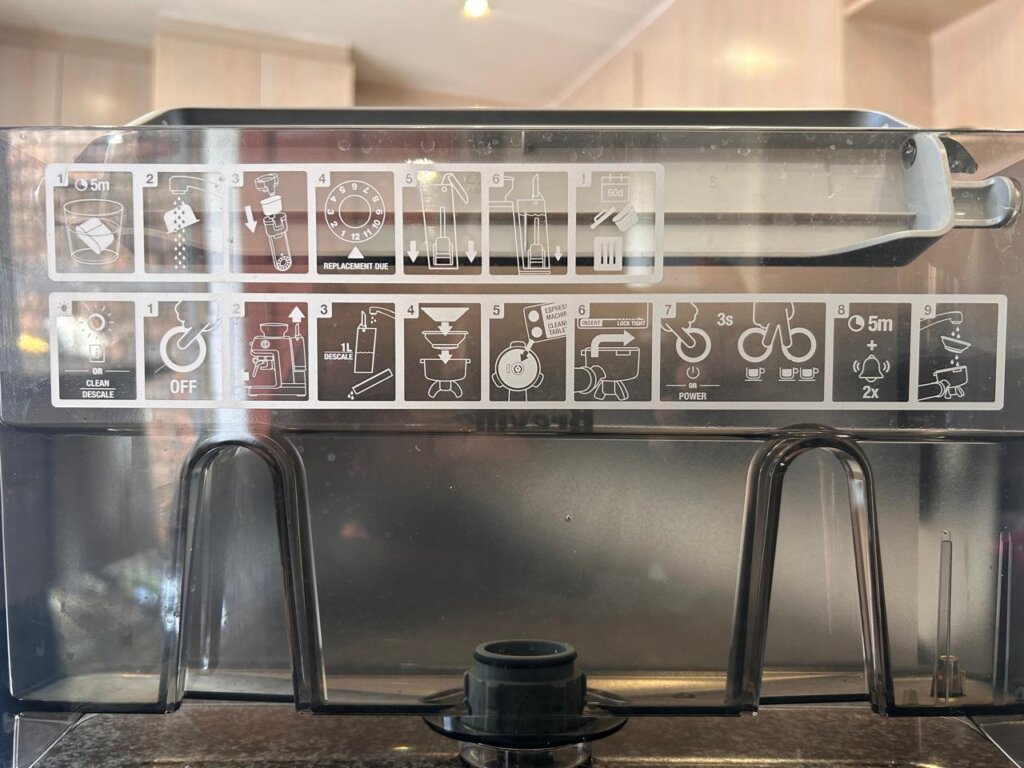 Cleaning a Breville coffee machine