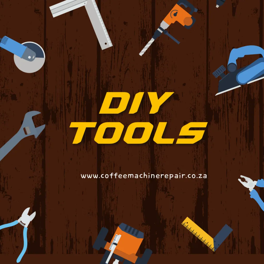 Tools for DIY coffee machine repair